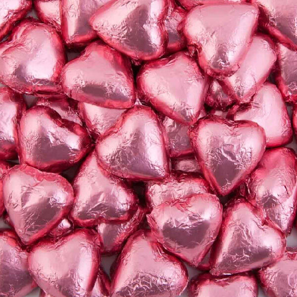 Pink Chocolate Hearts