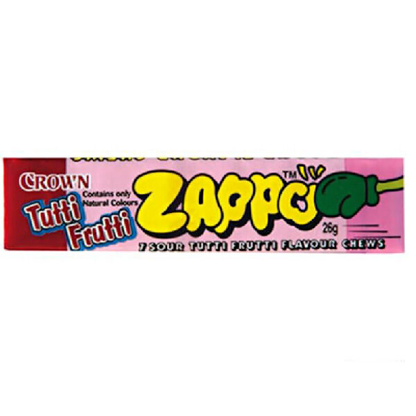 Zappo Sour Tutti Frutti Chews