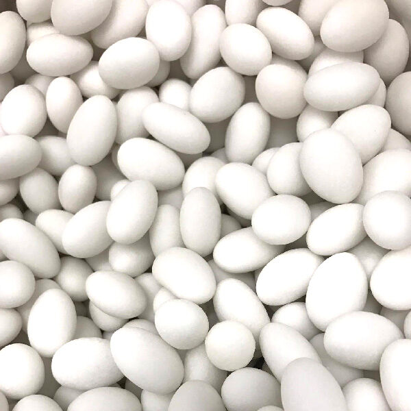 White Sugar Coated Almonds