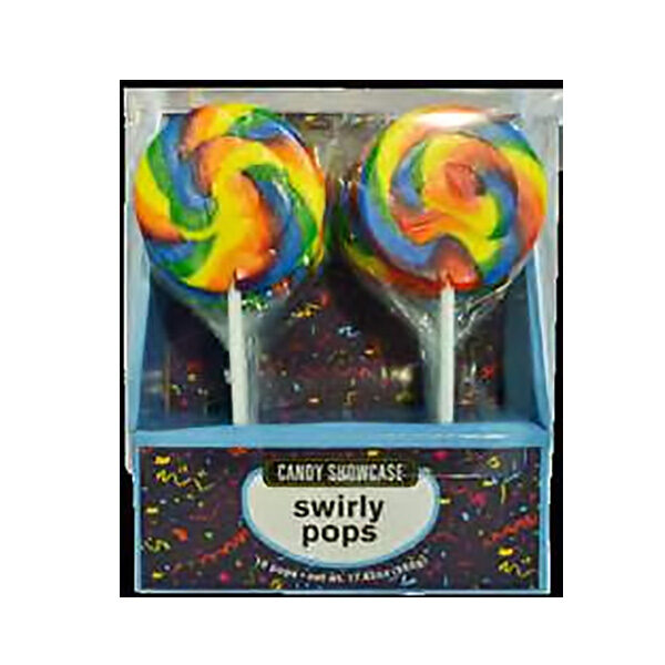 Swirly Lolly Pops Rainbow coloured