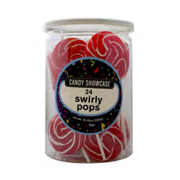 Swirly Red Lolly Pops