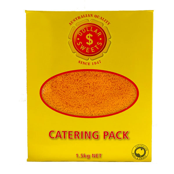 Catering packs 1.5 kilos sprinkles Orange
