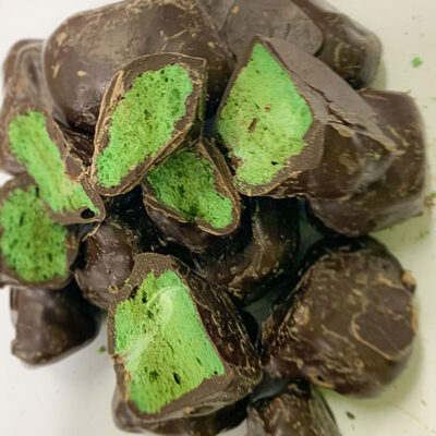 Dark Chocolate Peppermint Honeycomb