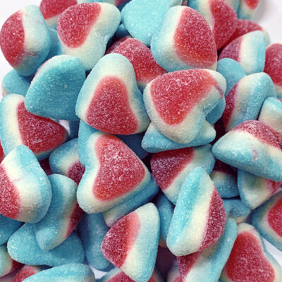Triple Hearts (White,blue,Red)