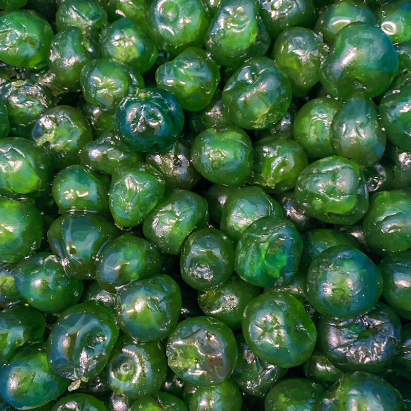 Green Glace Cherries - Whole