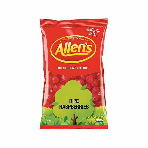 Allen’s Ripe Raspberries 1.3 kilo bag