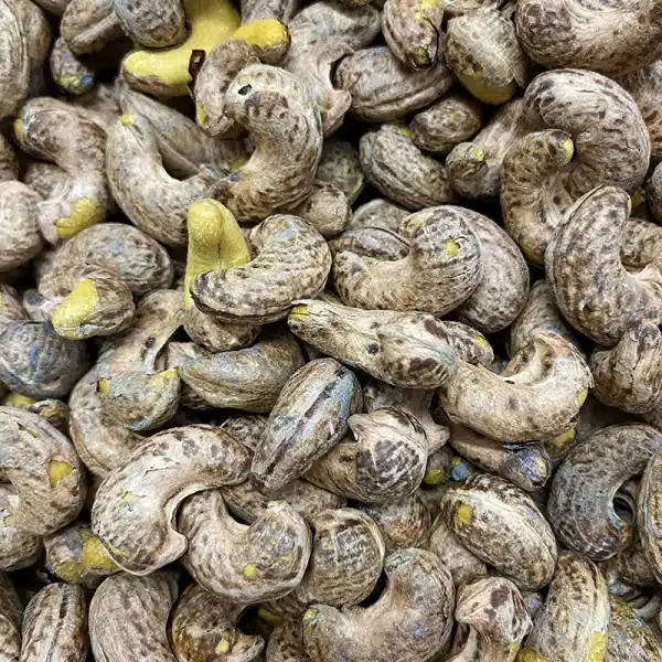 Natural Dry Roasted Salted Cashews With Skin On