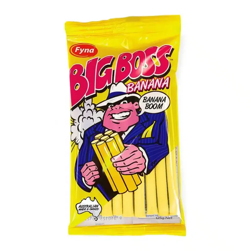 Fyna Big Boss Banana Sticks 125g