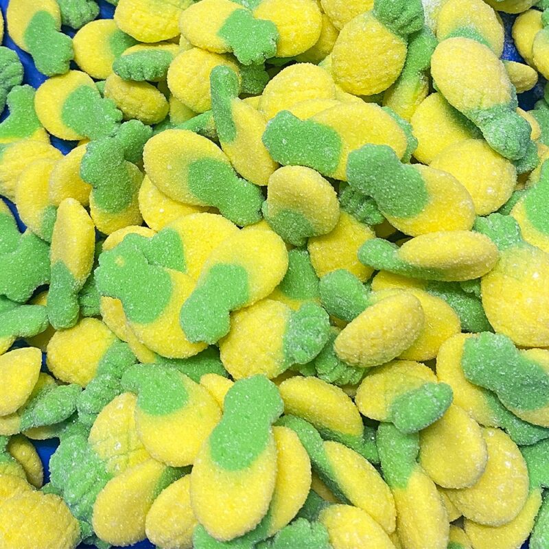 Sour Pineapples Lollies