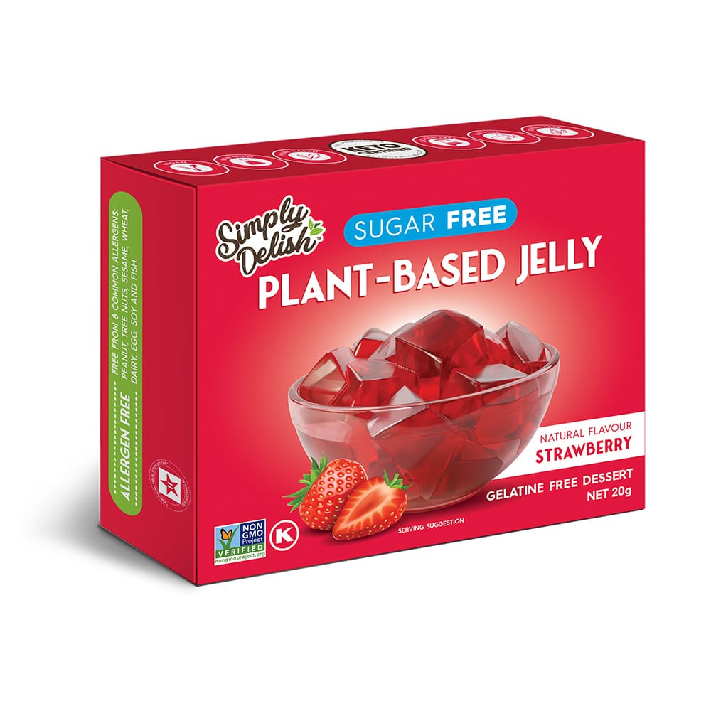 Simply Delish Natural Strawberry Flavour Jel Dessert
