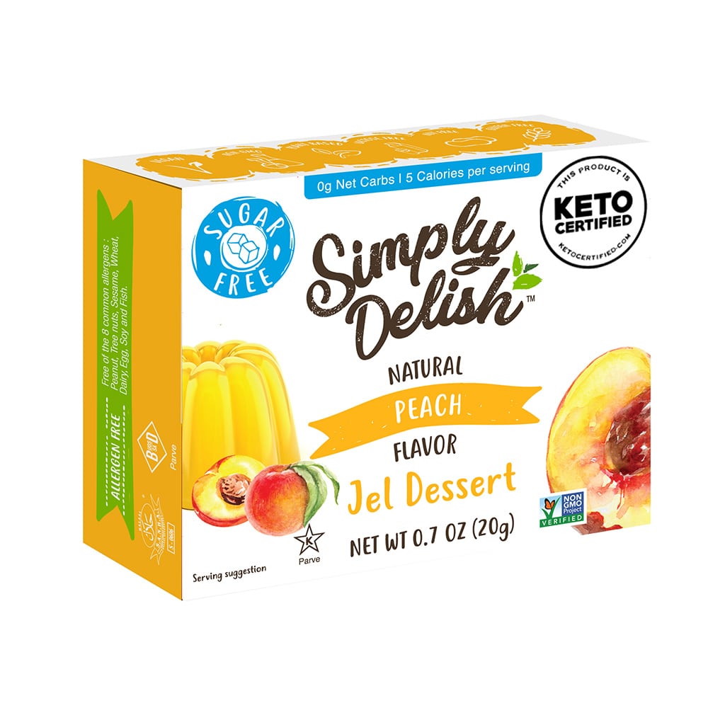 Simply Delish Vegan Jelly Peach