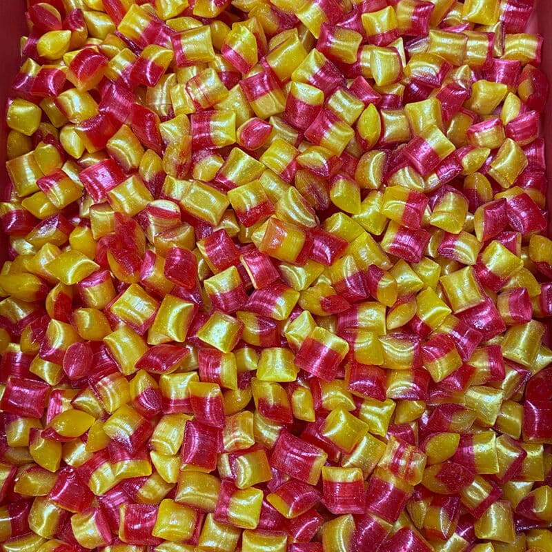 **Rhubarb & Custard Hard Boiled Lollies** Enjoy a timeless confectionery favourite with Rhubarb & Custard Hard Boiled Lollies. Combining the tangy flavour of rhubarb with the smooth sweetness of creamy custard, these classic hard candies deliver a delicious balance of sweet and tart in every piece. Crafted for long-lasting enjoyment, they offer a nostalgic taste that has been loved for generations. Perfect for sharing, gifting, or keeping on hand for a sweet treat throughout the day, Rhubarb & Custard Hard Boiled Lollies are a must-have for lovers of traditional sweets. **Features:** * Classic rhubarb and custard flavour combination * Delicious balance of sweet and tangy tastes * Traditional hard boiled candy * Long-lasting flavour and enjoyment * Ideal for sharing, gifting, or everyday treats Savour the comforting taste of a true confectionery classic with every lolly.