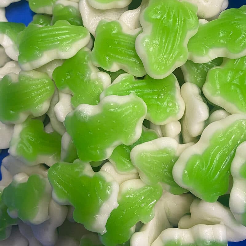 Green Gummy Frogs Lollies