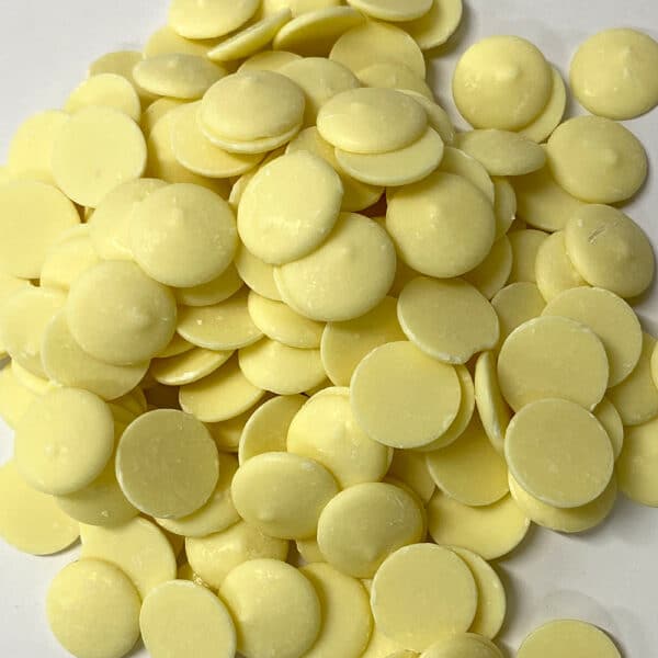 Nestles White Snowcaps Cooking Chocolate.